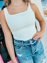 Load image into Gallery viewer, Square neck crop sweater top