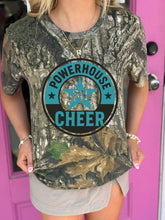 Load image into Gallery viewer, Powerhouse cheer circle retro