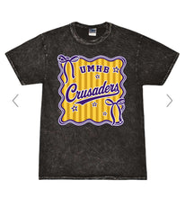 Load image into Gallery viewer, UMHB stripe bow stars