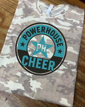 Load image into Gallery viewer, Powerhouse cheer circle retro