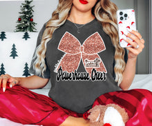 Load image into Gallery viewer, Godfidence faux glitter Bow