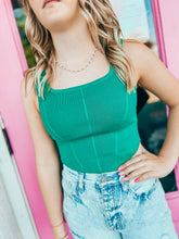 Load image into Gallery viewer, Square neck crop sweater top