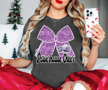 Load image into Gallery viewer, Witness faux glitter Bow