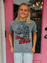 Load image into Gallery viewer, Stay wild mineral wash tee