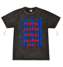 Load image into Gallery viewer, Midway panthers stripe bow coquette