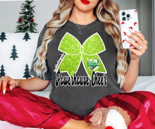 Load image into Gallery viewer, Hallelujah faux glitter Bow