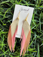 Load image into Gallery viewer, Jems by Jess Short Leather Feathers