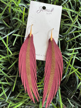 Load image into Gallery viewer, Jems by Jess Short Leather Feathers