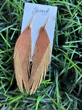Load image into Gallery viewer, Jems by Jess Short Leather Feathers