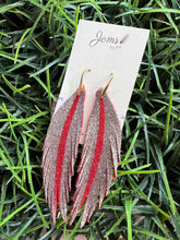 Load image into Gallery viewer, Jems by Jess Short Leather Feathers