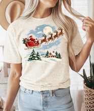 Load image into Gallery viewer, 90s Santa sleigh vintage
