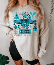 Load image into Gallery viewer, Powerhouse cheer ugly Christmas
