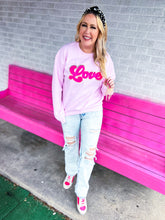 Load image into Gallery viewer, Love patch crewneck
