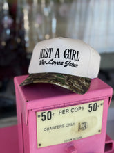 Load image into Gallery viewer, Just a girl who loves Jesus embroidery hat
