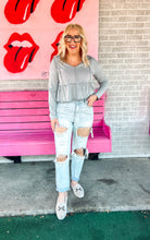 Load image into Gallery viewer, Long sleeve babydoll top
