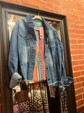 Load image into Gallery viewer, Denim/cactus on back Judith March Womens Jacket, Medium
