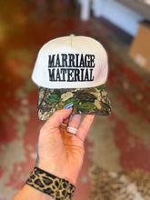 Load image into Gallery viewer, Marriage Material embroidered hat
