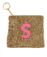 Load image into Gallery viewer, Zip coin beaded bag
