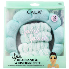 Load image into Gallery viewer, Spa headband &amp; wristband set
