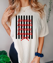 Load image into Gallery viewer, Lorena leopards stripe bow coquette
