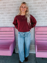 Load image into Gallery viewer, Mineral Washed Casual Long Sleeve Top
