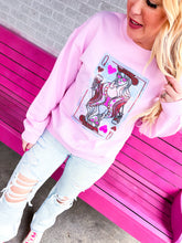 Load image into Gallery viewer, Queen of hearts sweatshirt
