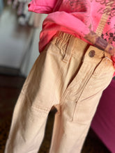 Load image into Gallery viewer, Youth pink paper bag mom jeans
