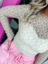 Load image into Gallery viewer, Mesh lace top
