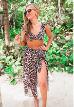 Load image into Gallery viewer, On the lookout 3 piece leopard set

