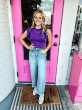 Load image into Gallery viewer, High Rise Ankle Flare Jeans
