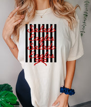 Load image into Gallery viewer, Salado Eagles stripe bow coquette
