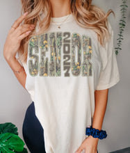 Load image into Gallery viewer, Senior camo 2027 bubble font
