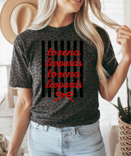 Load image into Gallery viewer, Lorena leopards stripe bow coquette
