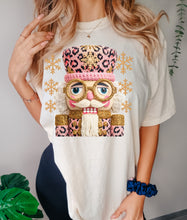 Load image into Gallery viewer, Pink leopard nutcracker
