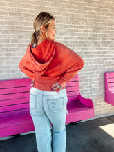 Load image into Gallery viewer, Rust quarter zip pullover
