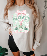 Load image into Gallery viewer, Holly jolly nutcracker bow
