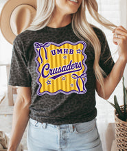 Load image into Gallery viewer, UMHB stripe bow stars
