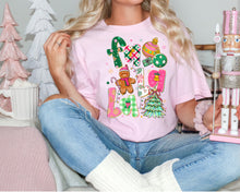 Load image into Gallery viewer, Fa la la la la pink/green
