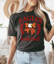 Load image into Gallery viewer, Eagles basketball bow coquette
