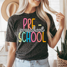 Load image into Gallery viewer, Black leopard rainbow grade specific tee
