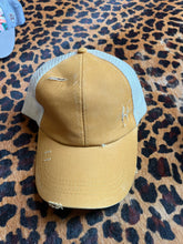Load image into Gallery viewer, Yellow Pink Bulldog Hats, One Size

