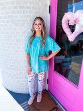 Load image into Gallery viewer, Oversized acid wash tee's
