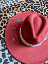 Load image into Gallery viewer, Red Pink Bulldog Hats, One Size
