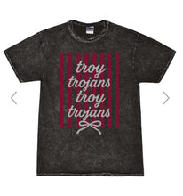 Load image into Gallery viewer, Troy Trojans stripe bow coquette
