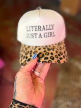 Load image into Gallery viewer, Literally just a girl embroidered hat
