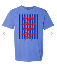 Load image into Gallery viewer, Temple wildcats stripe bow coquette
