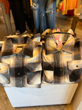 Load image into Gallery viewer, Charcoal plaid shacket
