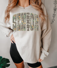 Load image into Gallery viewer, Senior camo 2027 bubble font
