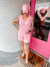 Load image into Gallery viewer, Corded button up romper

