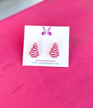 Load image into Gallery viewer, Christmas stud earrings
